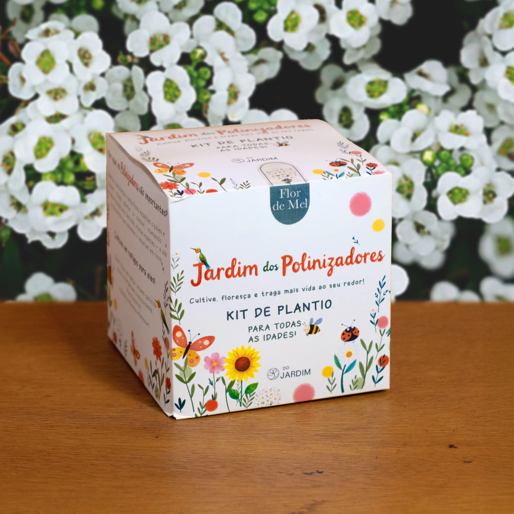Kit de plantio Flor-de-Mel da linha Jardim dos Polinizadores